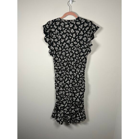 Veronica Beard Black and White Floral Mini Dress - Picture 13 of 13